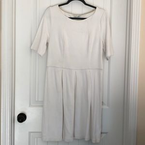 Boden White Short Sleeve Dress